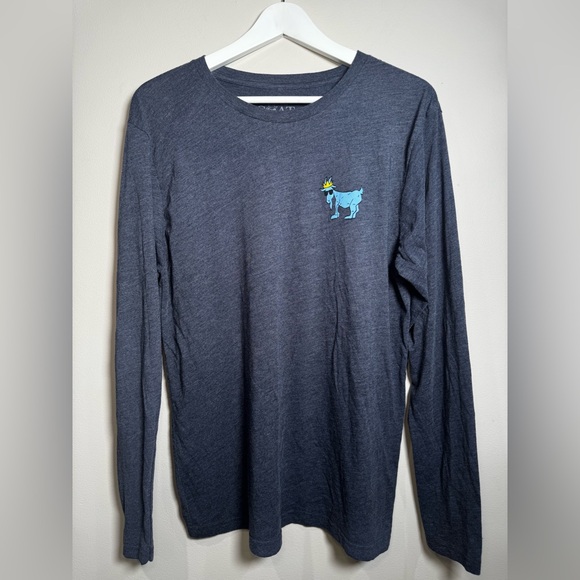 Goat Usa Other - GOAT USA Long Sleeve Tee – Heather Navy (Men’s Large)